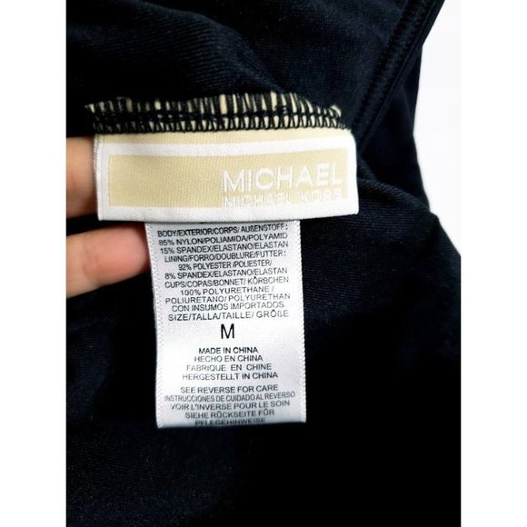 Michael Khors black/Gold strap top M - Picture 6 of 12